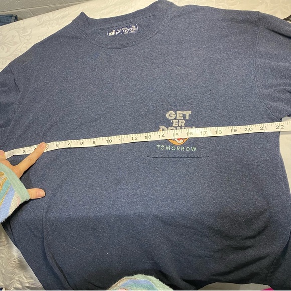 Mens Big Dogs "GET 'ER DONE!" Tomorrow L/S Embroidered Pocket T-Shirt Men’s Med - Picture 4 of 7